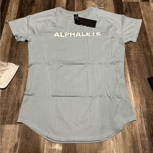 Alphalete Velocity Short Sleeve Tee - Ice Blue